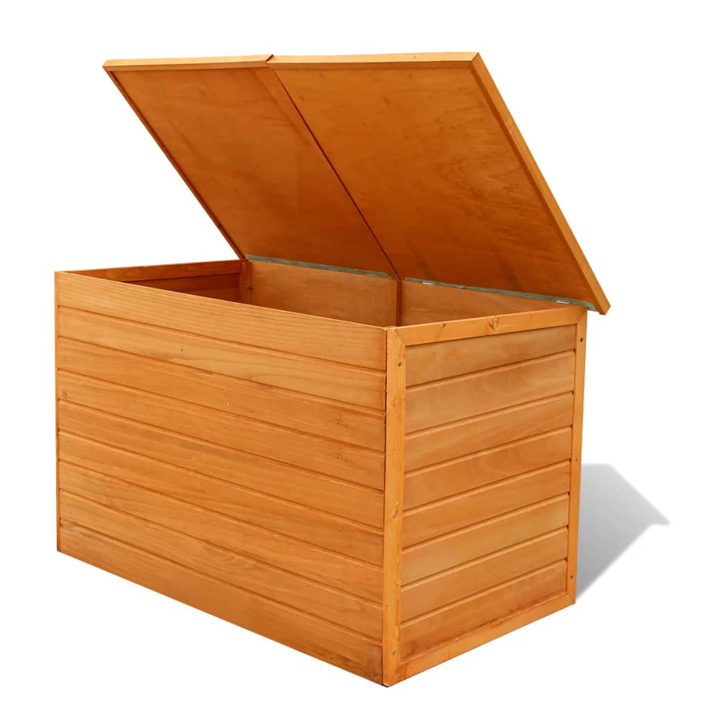 Patio Storage Box Wood Brown 42702