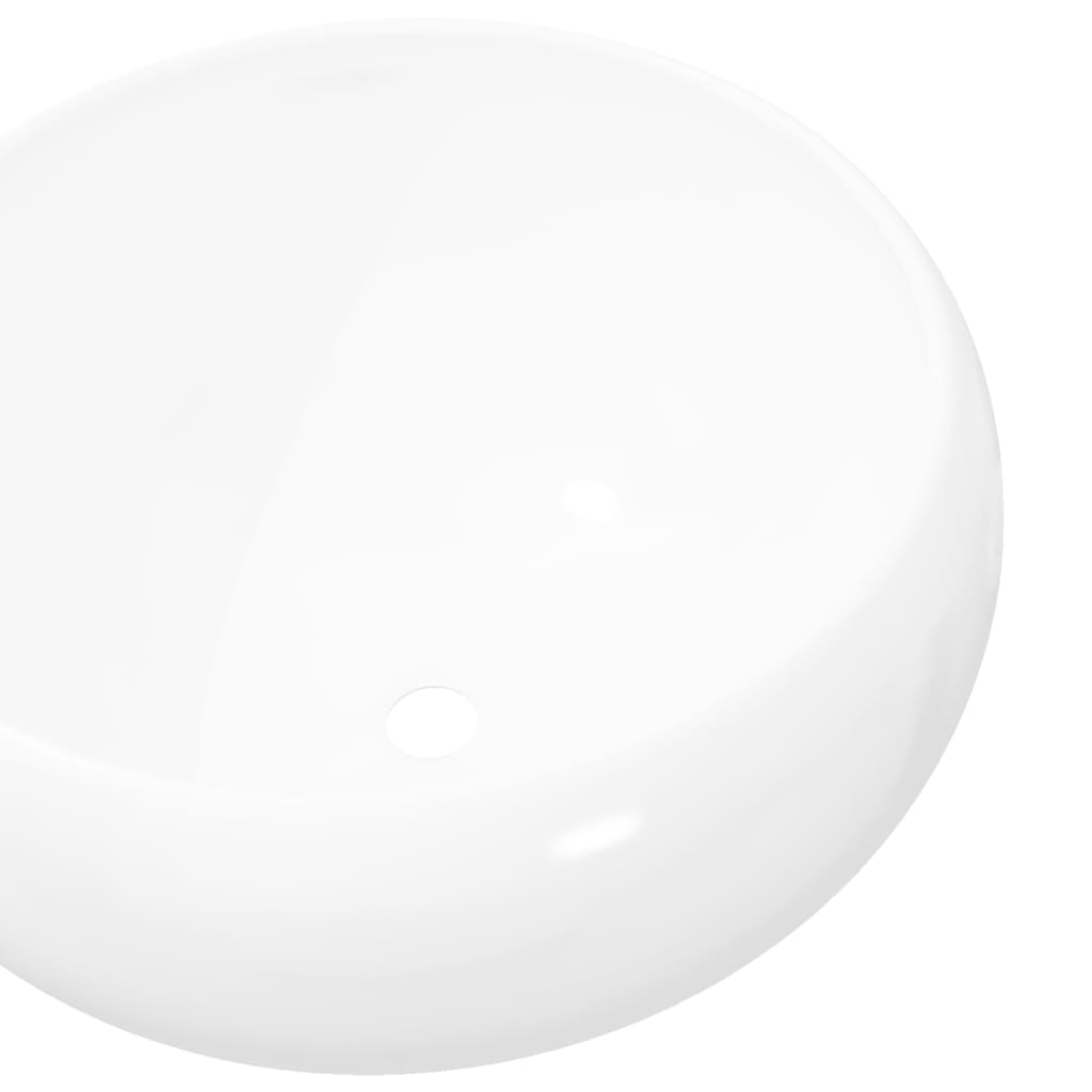 Basin Round Ceramic White 142340