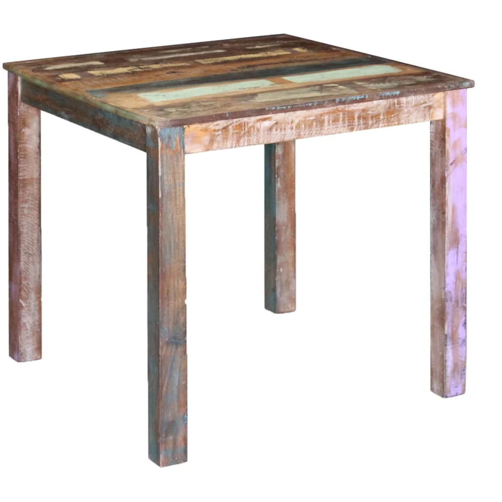 Dining Table Solid Reclaimed Wood Multicolour 243451