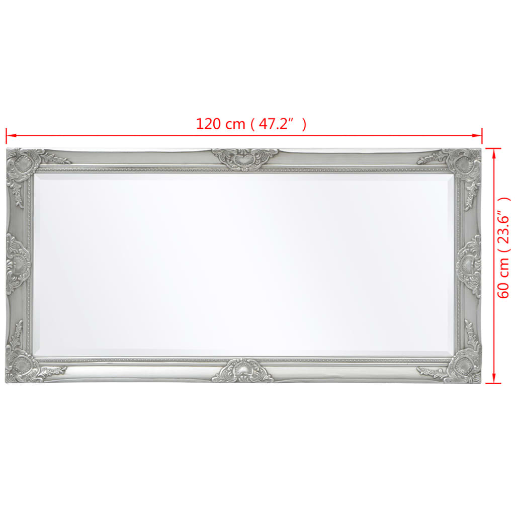 Wall Mirror Baroque Style Gold 243680
