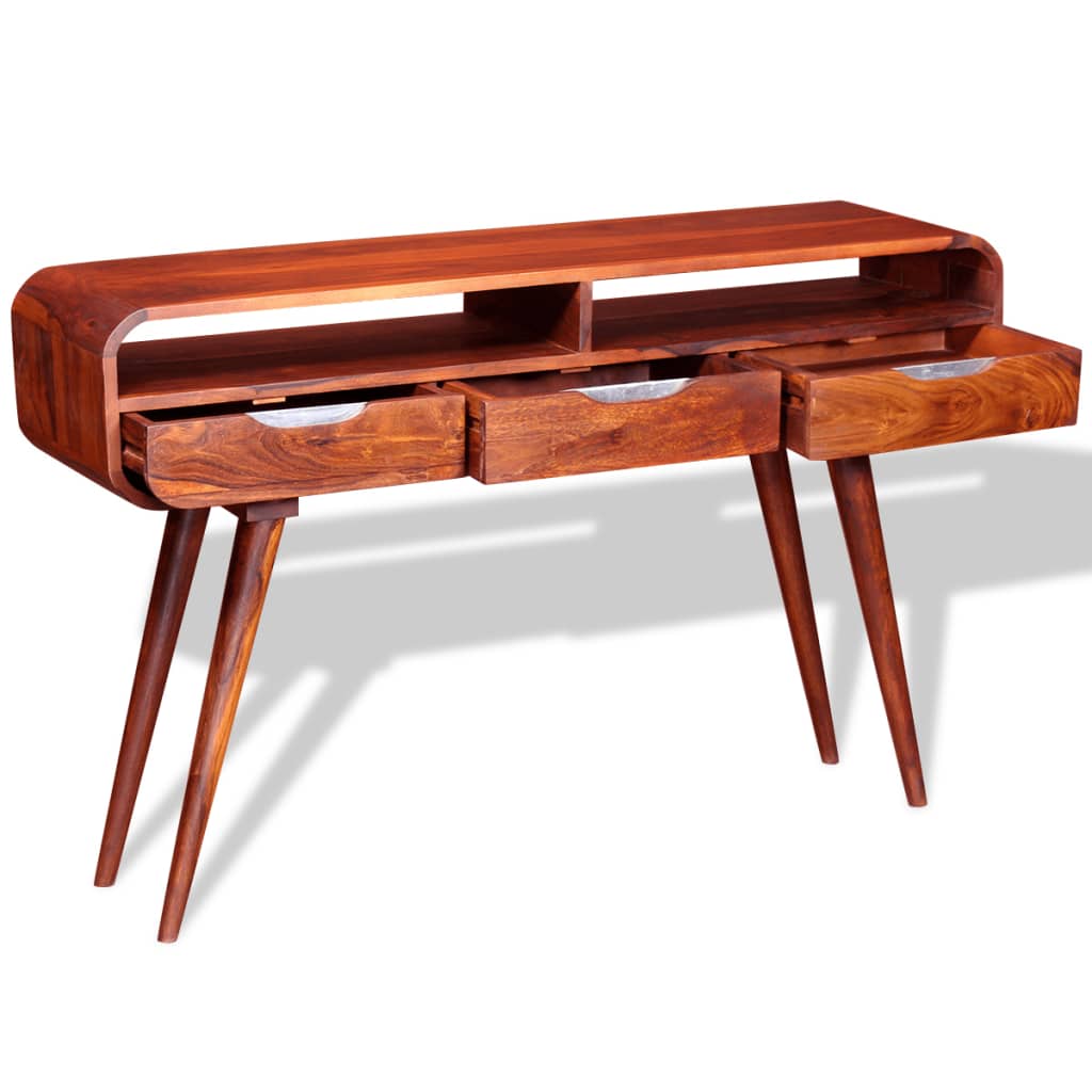 Console Solid Sheesham Wood Brown 243951