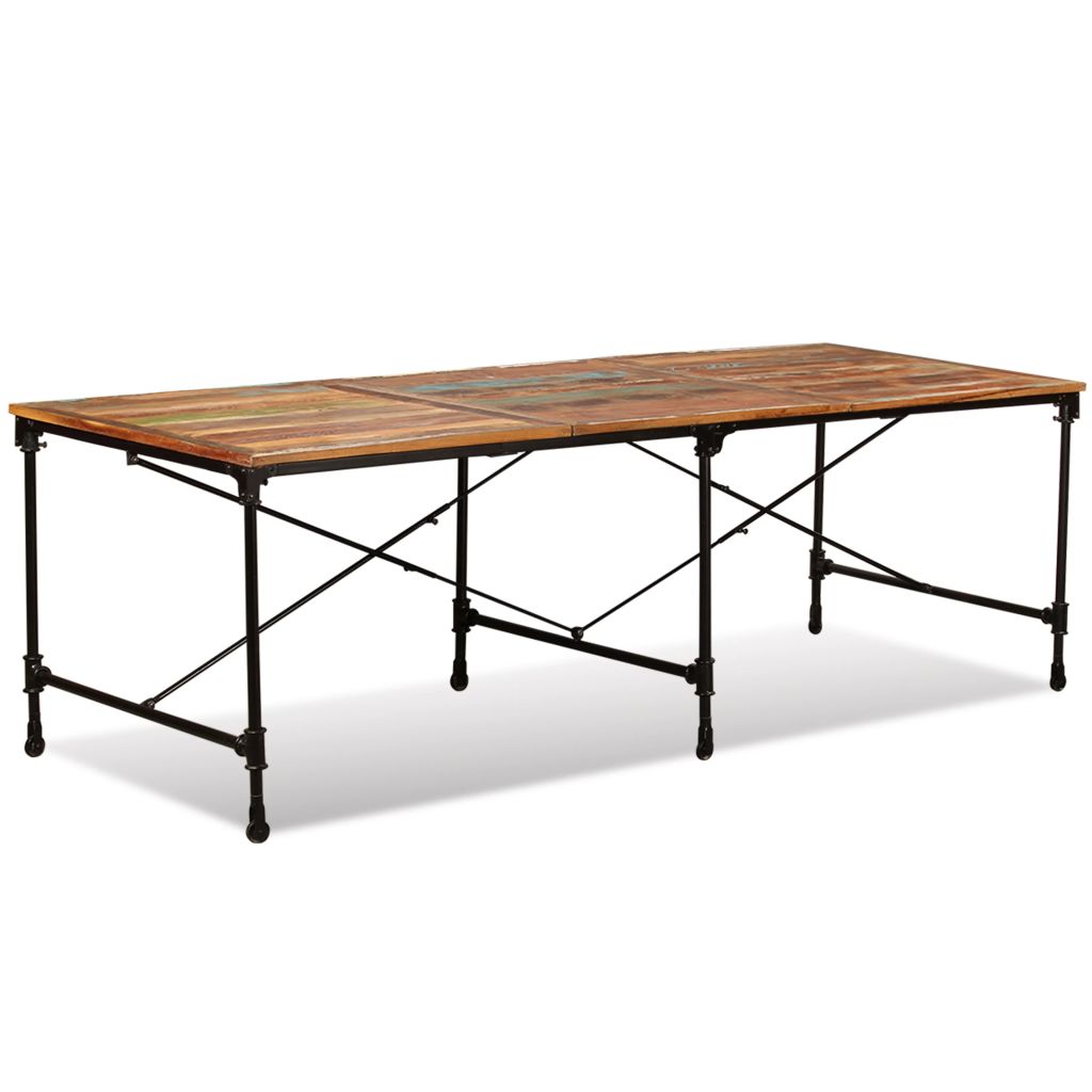 Dining Table Solid Mango Wood Brown 243992