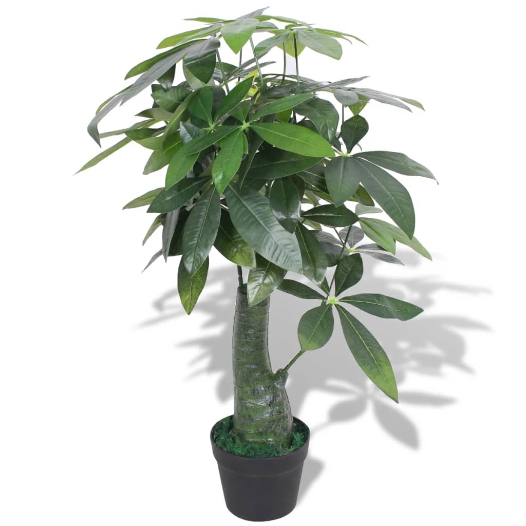 Artificial Fortune Tree Plant With Pot Green 244448