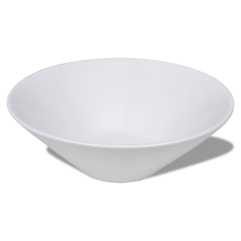 Luxury Ceramic Basin Rectangular White 142631
