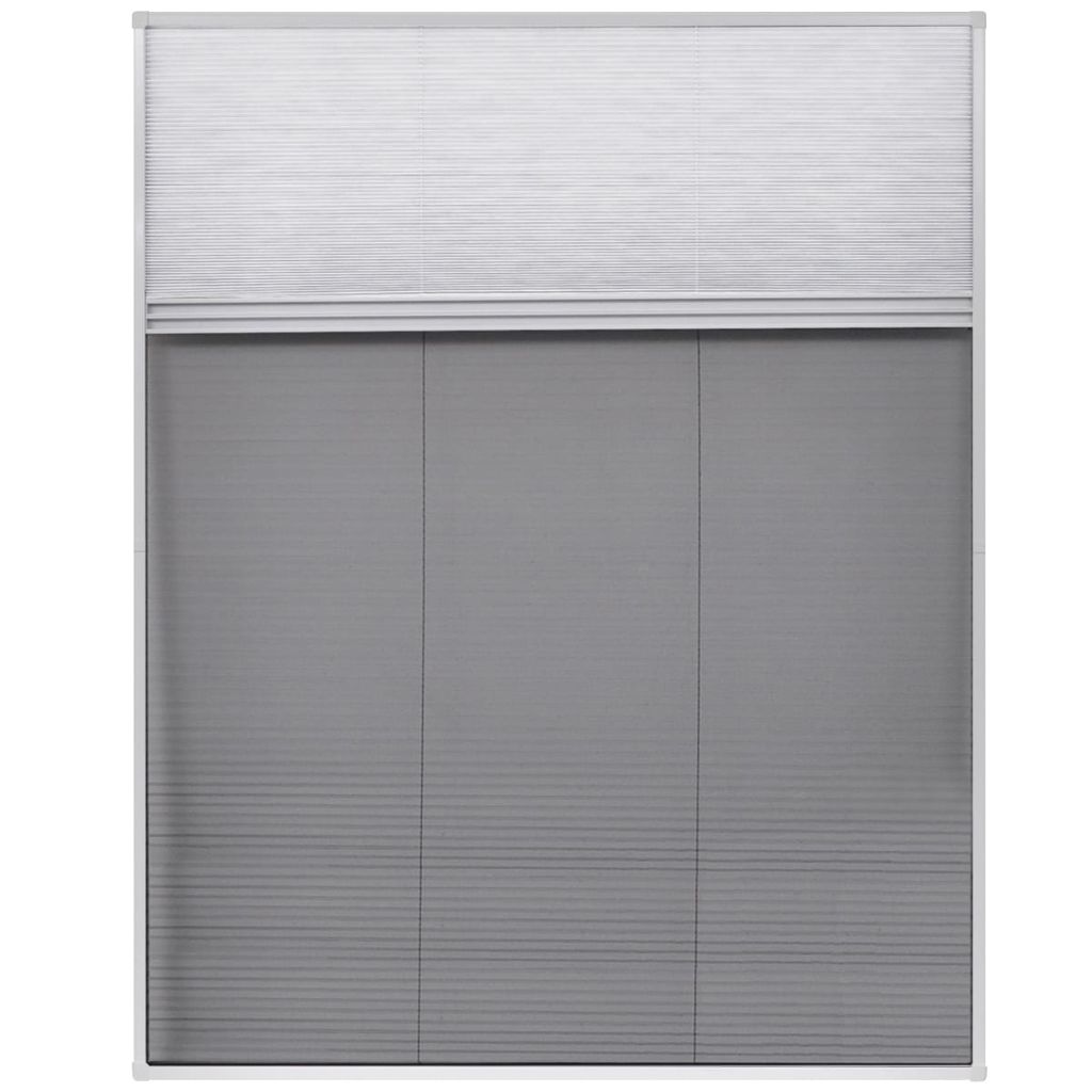 Plisse Insect Screen For Windows Aluminum White 142610