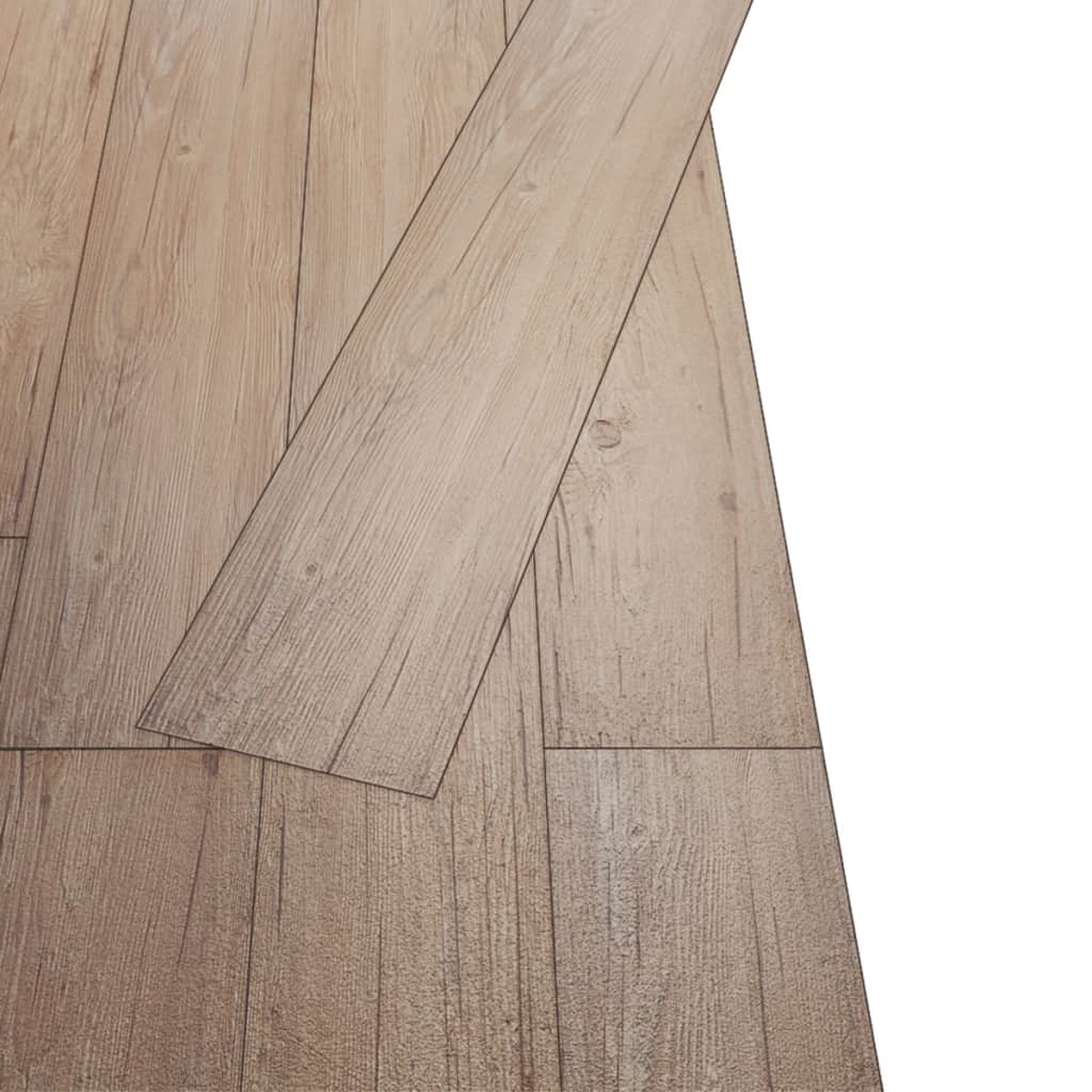 Self Adhesive Pvc Flooring Planks Walnut Brown 245170