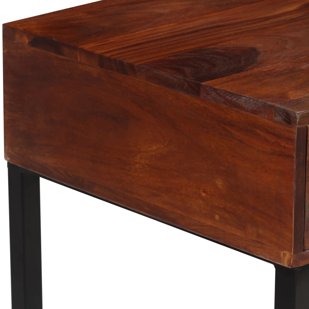 Pedestal Desk Solid Reclaimed Wood Multicolour 244846