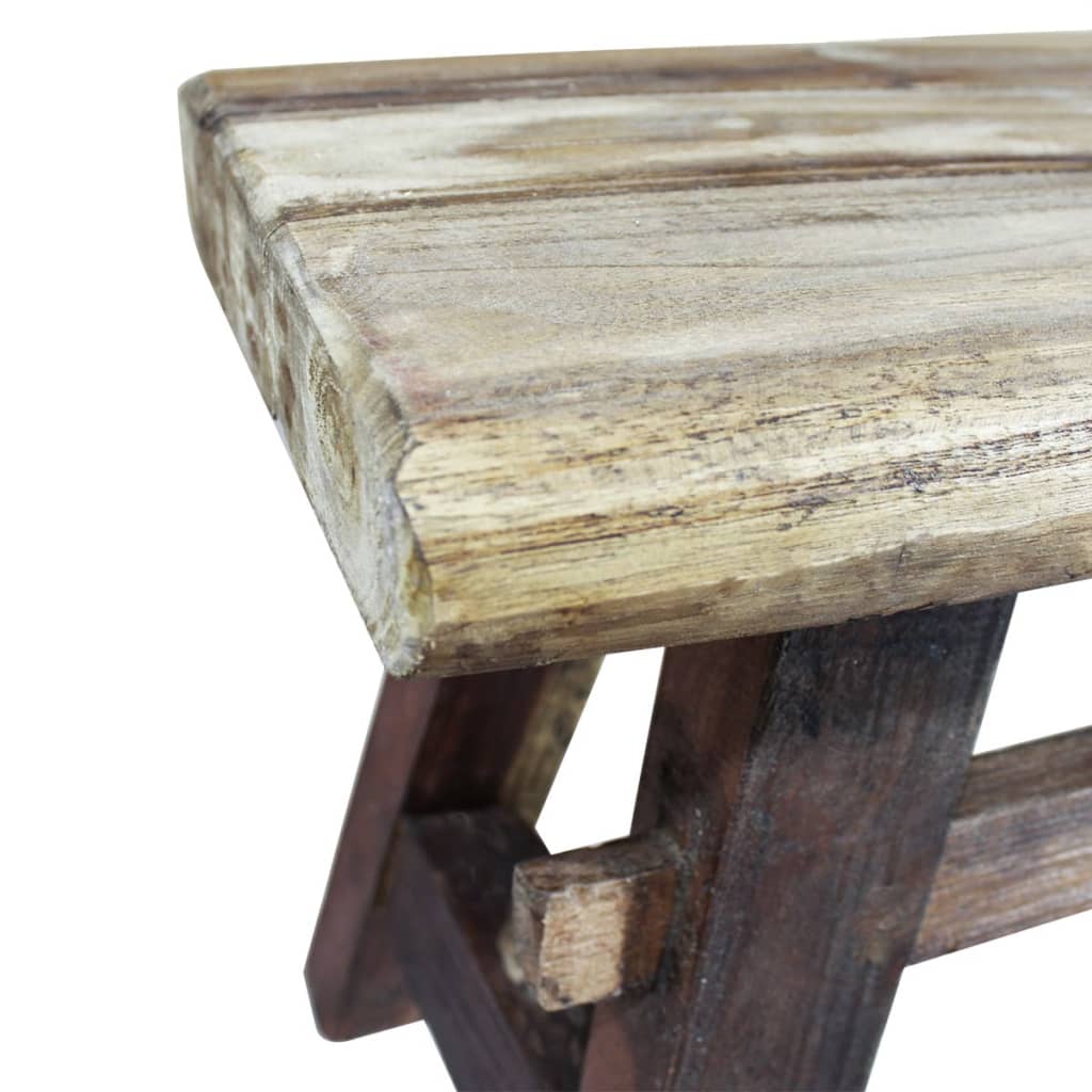 Bench Solid Reclaimed Wood Brown 244497