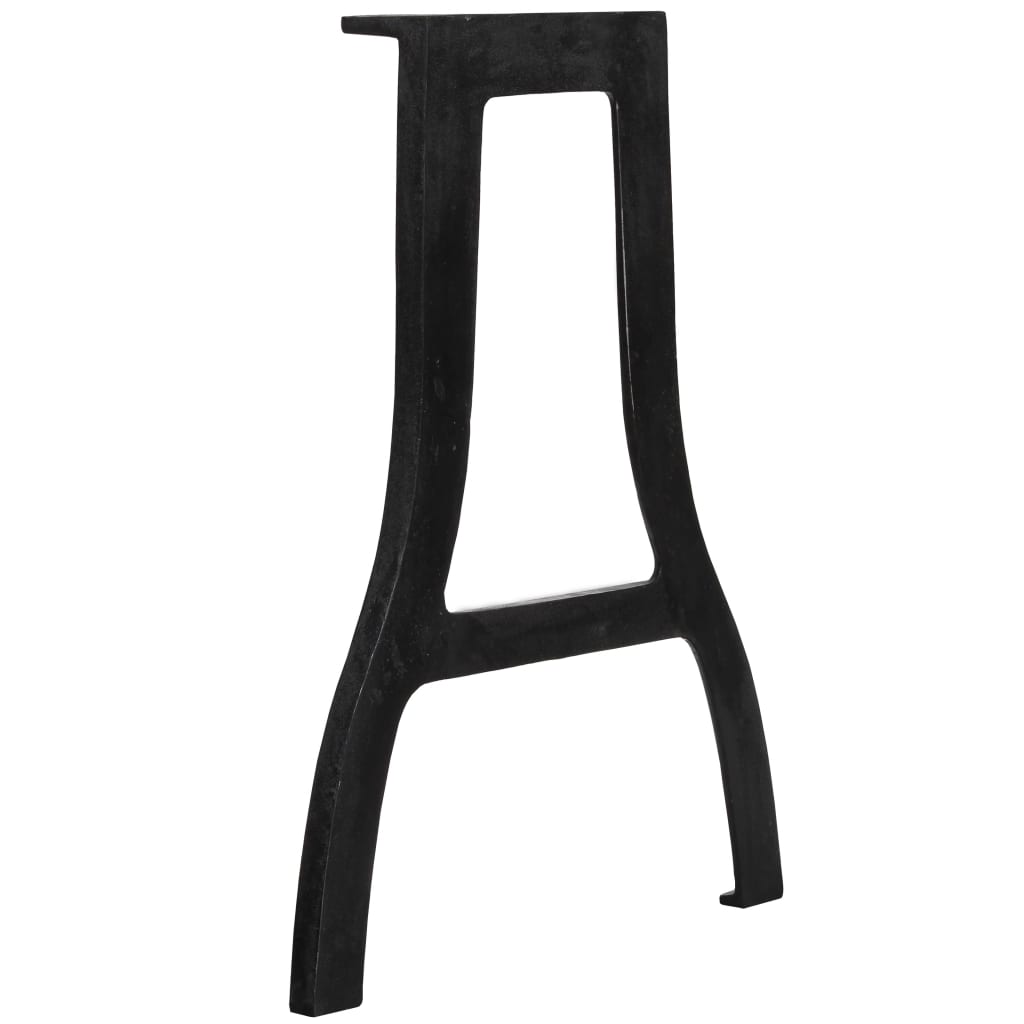 Dining Table Legs A Frame Cast Iron Black 245420