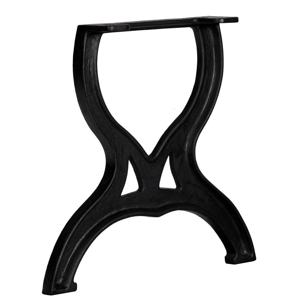 Dining Table Legs Frame Cast Iron Black 245432