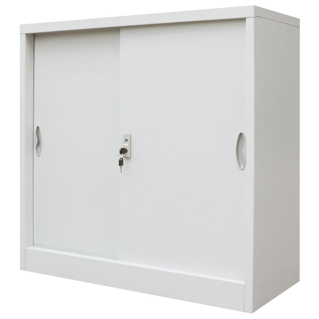 Locker Cabinet Metal Industrial Style Black 245962