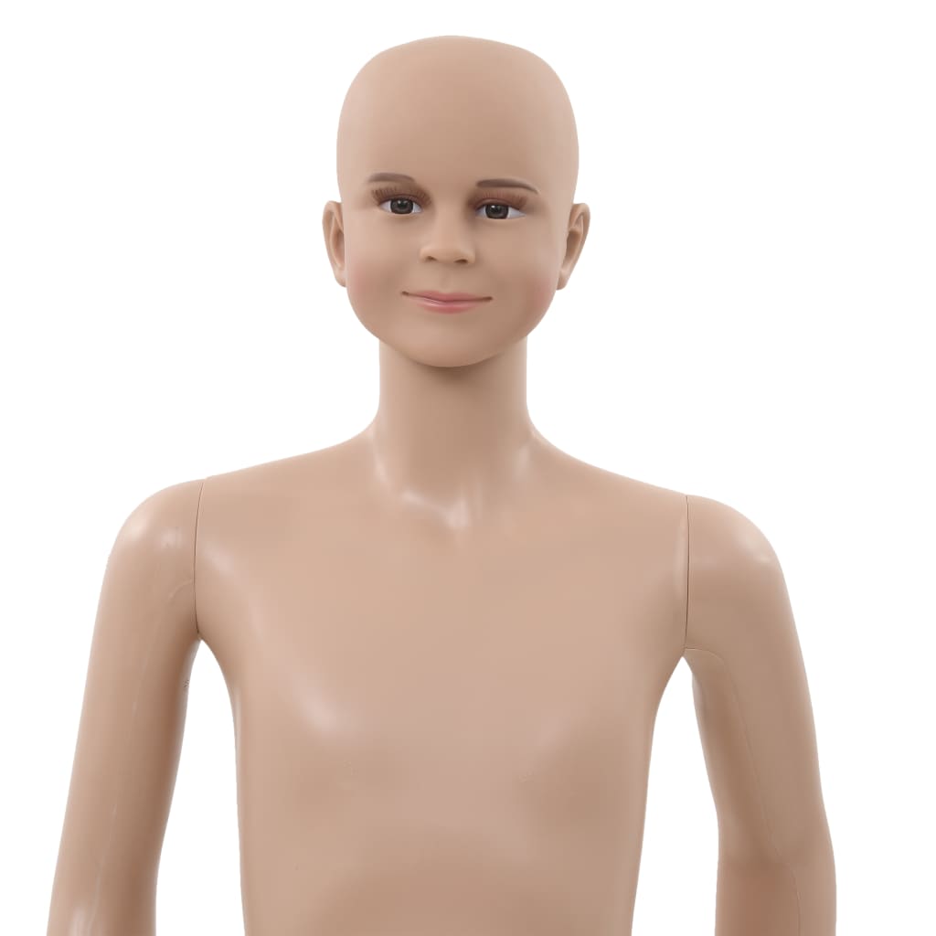 Sexy Female Mannequin With Glass Base Beige 142930