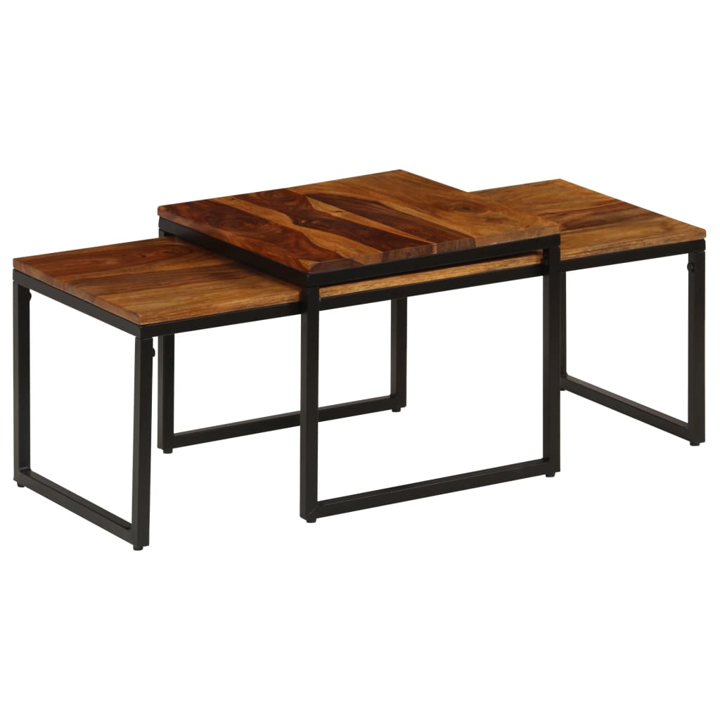 Opium Coffee Table Reclaimed Wood And Steel Brown 246292