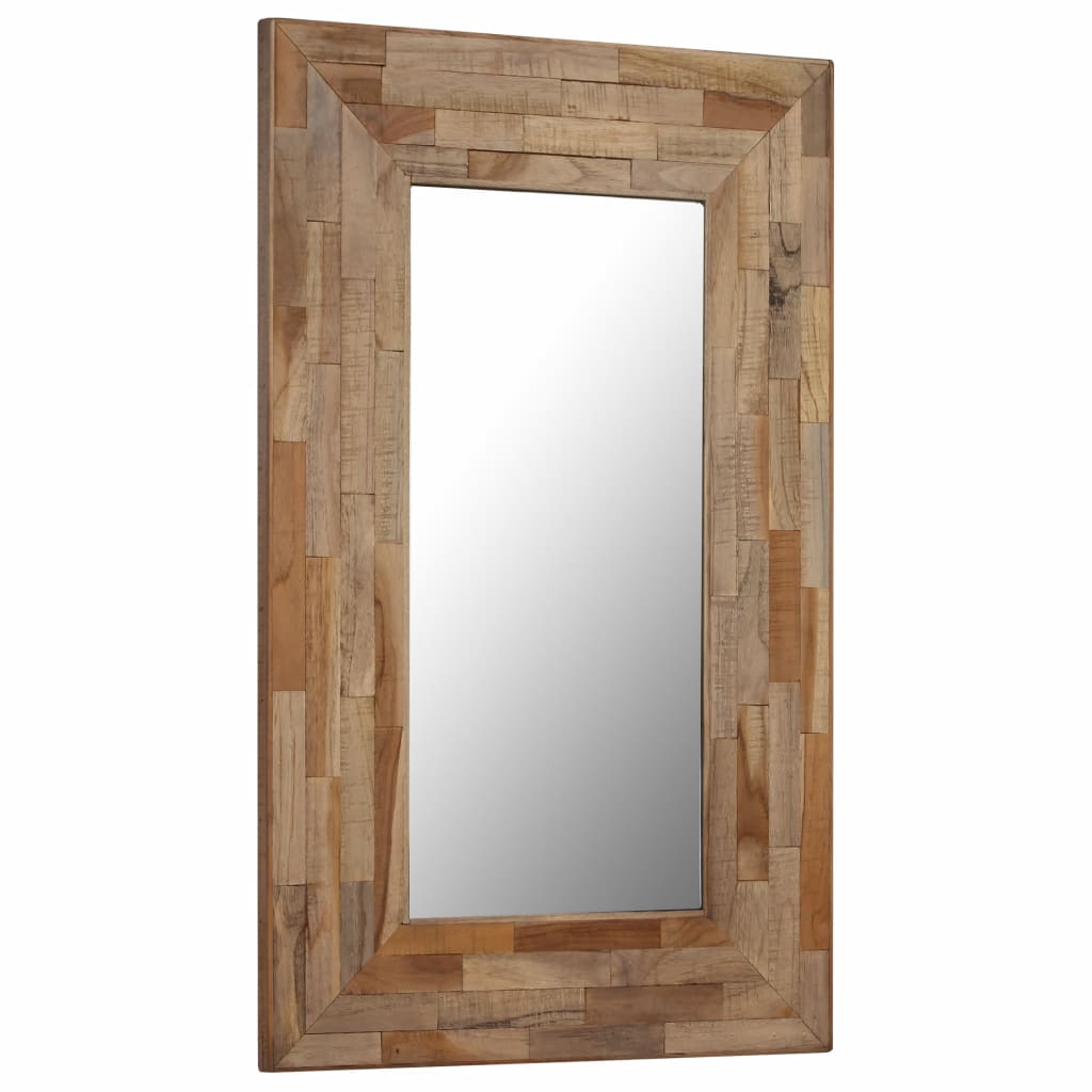 Mirror Reclaimed Teak Brown 246083