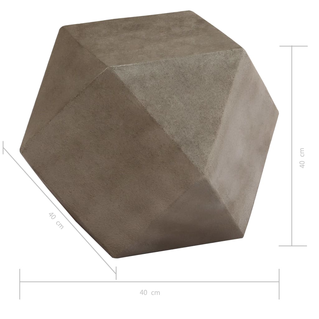 Side Table Concrete Grey 246094