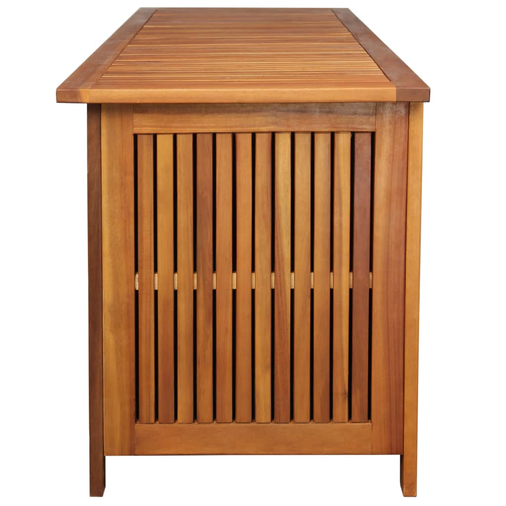 Patio Storage Box Solid Acacia Wood Brown 44011
