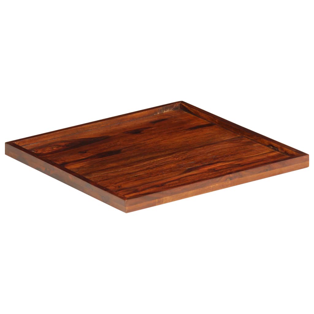 Serving Tray Solid Sheesham Wood Brown 246350