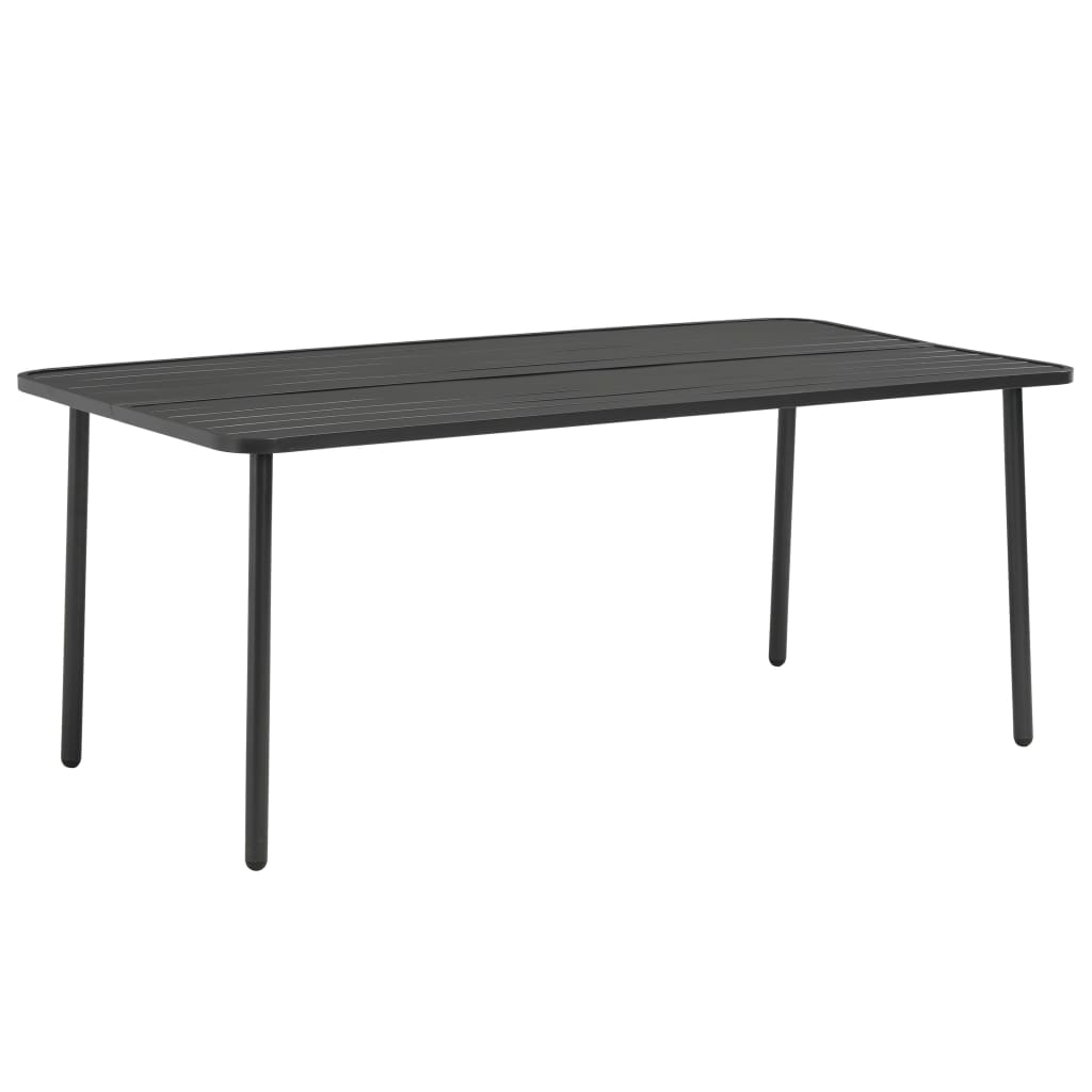Patio Table Dark Steel Grey 44260