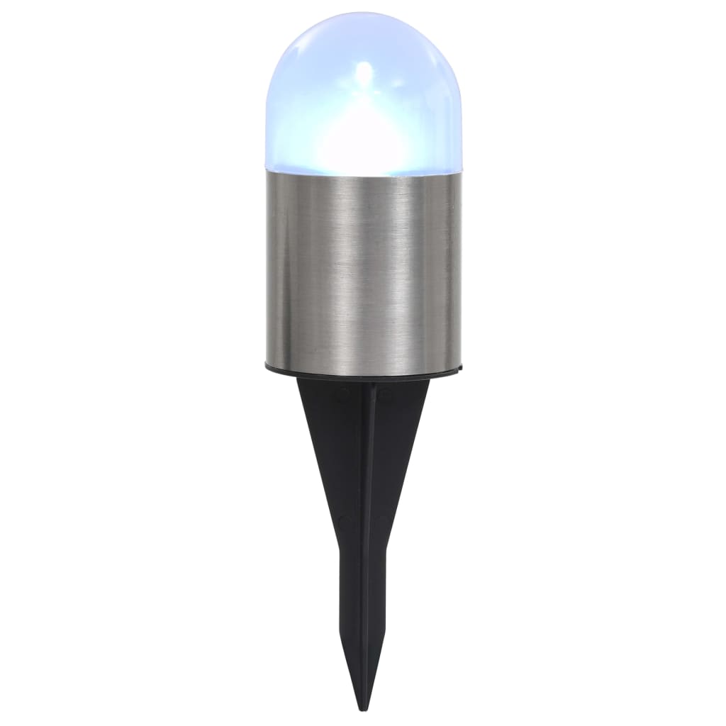 Solar Lamp With Motion Sensor Led Lights White Black 44410