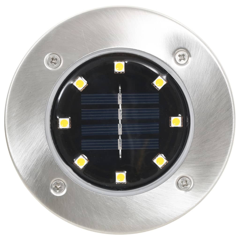 Solar Lamp With Motion Sensor Led Lights White Black 44410