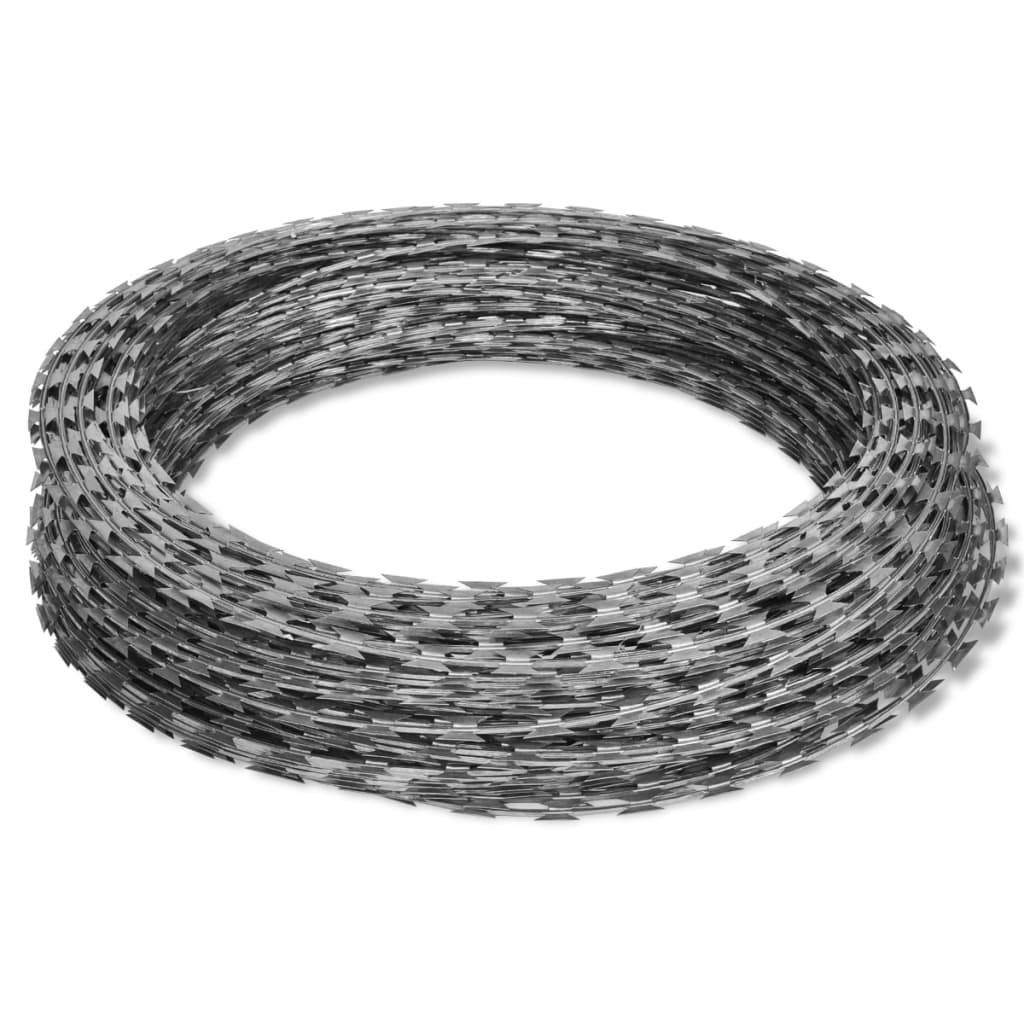 Razor Concertina Wire Galvanised Steel 143336