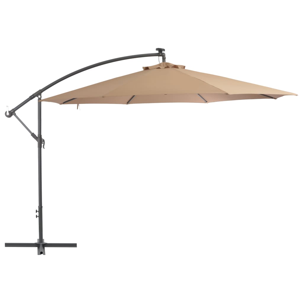 Cantilever Umbrella With Aluminum Pole Anthracite 44505