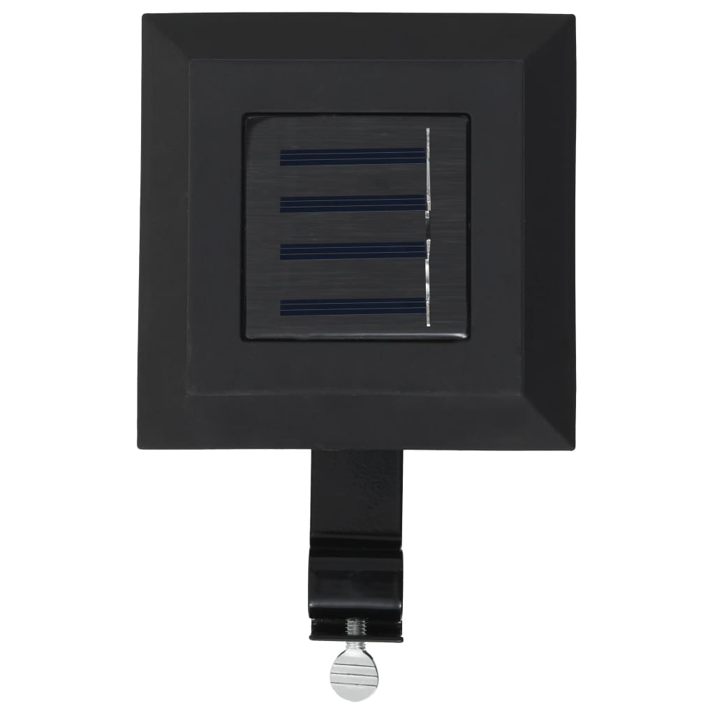 Outdoor Solar Lamps Led Square Black 44468