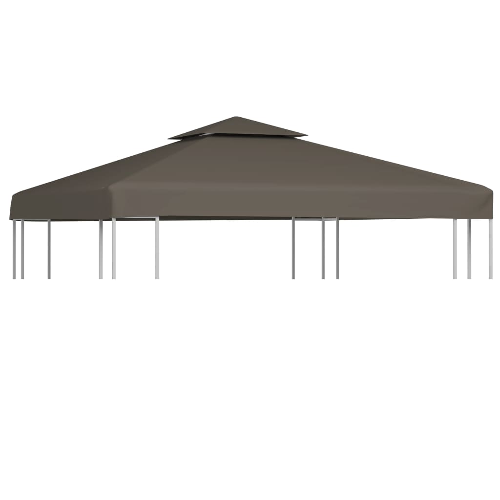 Tier Gazebo Top Cover M Taupe 44756