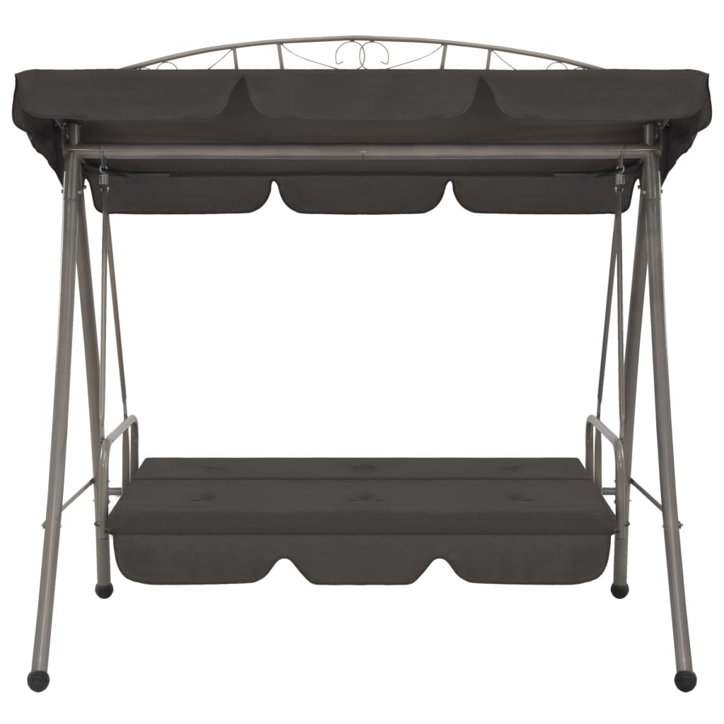 Outdoor Convertible Swing Bench With Canopy Steel An 45073