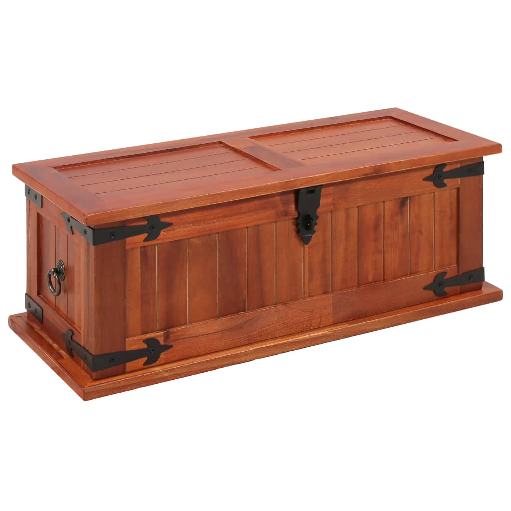 Storage Chest Solid Acacia Wood Brown 247240