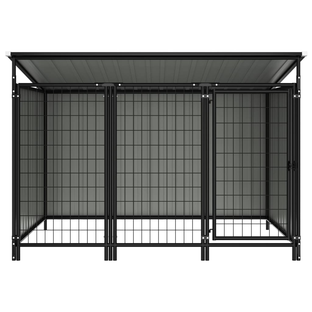 Outdoor Dog Kennel Anthracite 144050