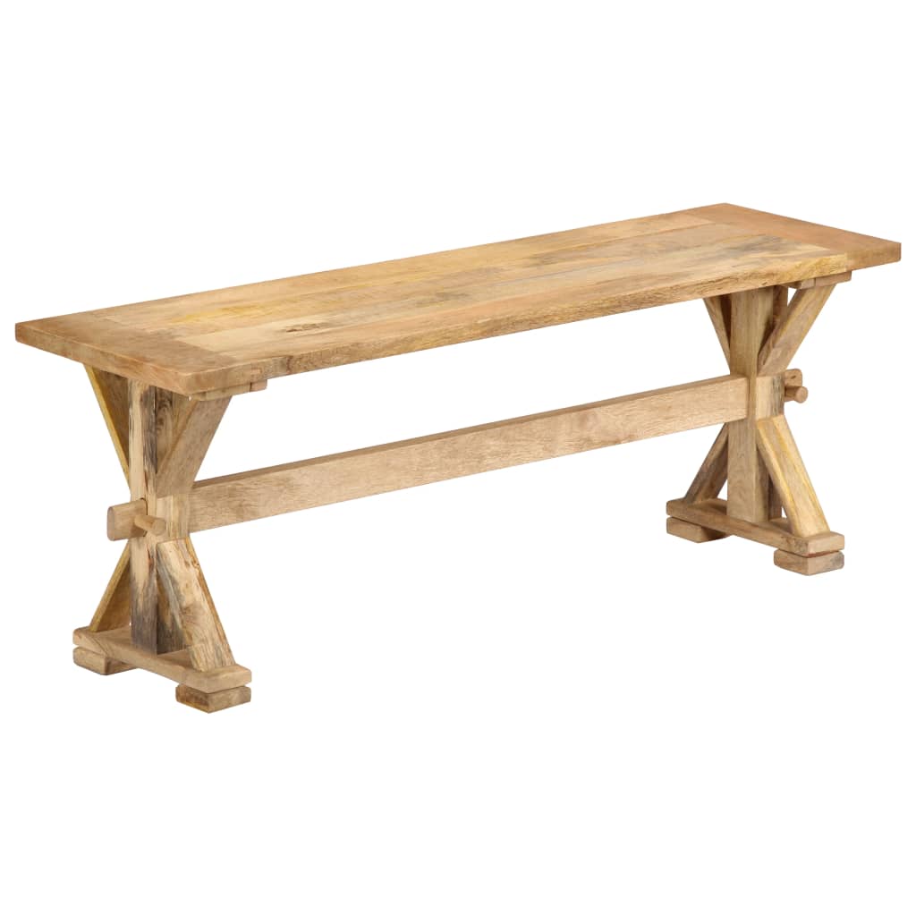 Hall Bench Solid Mango Wood Brown 247589