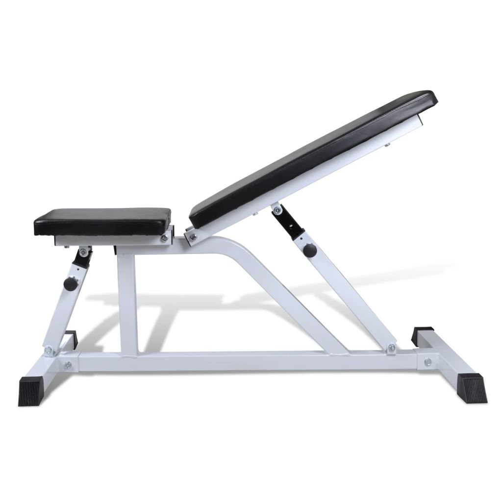 Fitness Workout Bench Weight Bench Black 90360