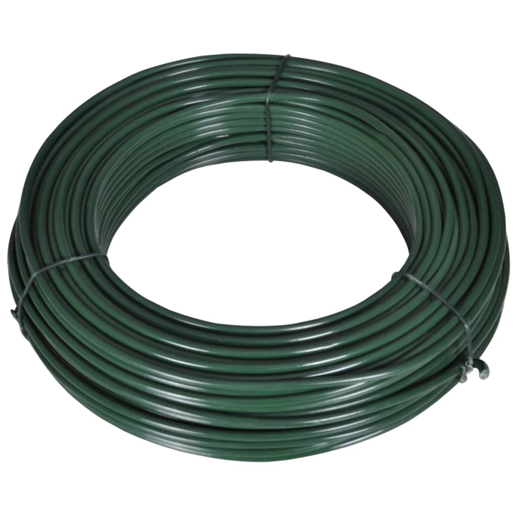 Fence Span Wire Steel Green 140370