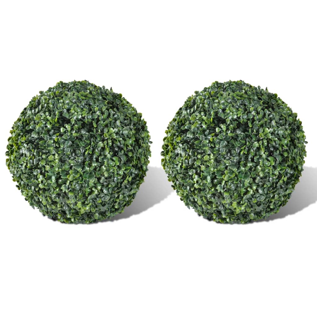 Box Ball Artificial Leaf Topiary Ball Green 40871