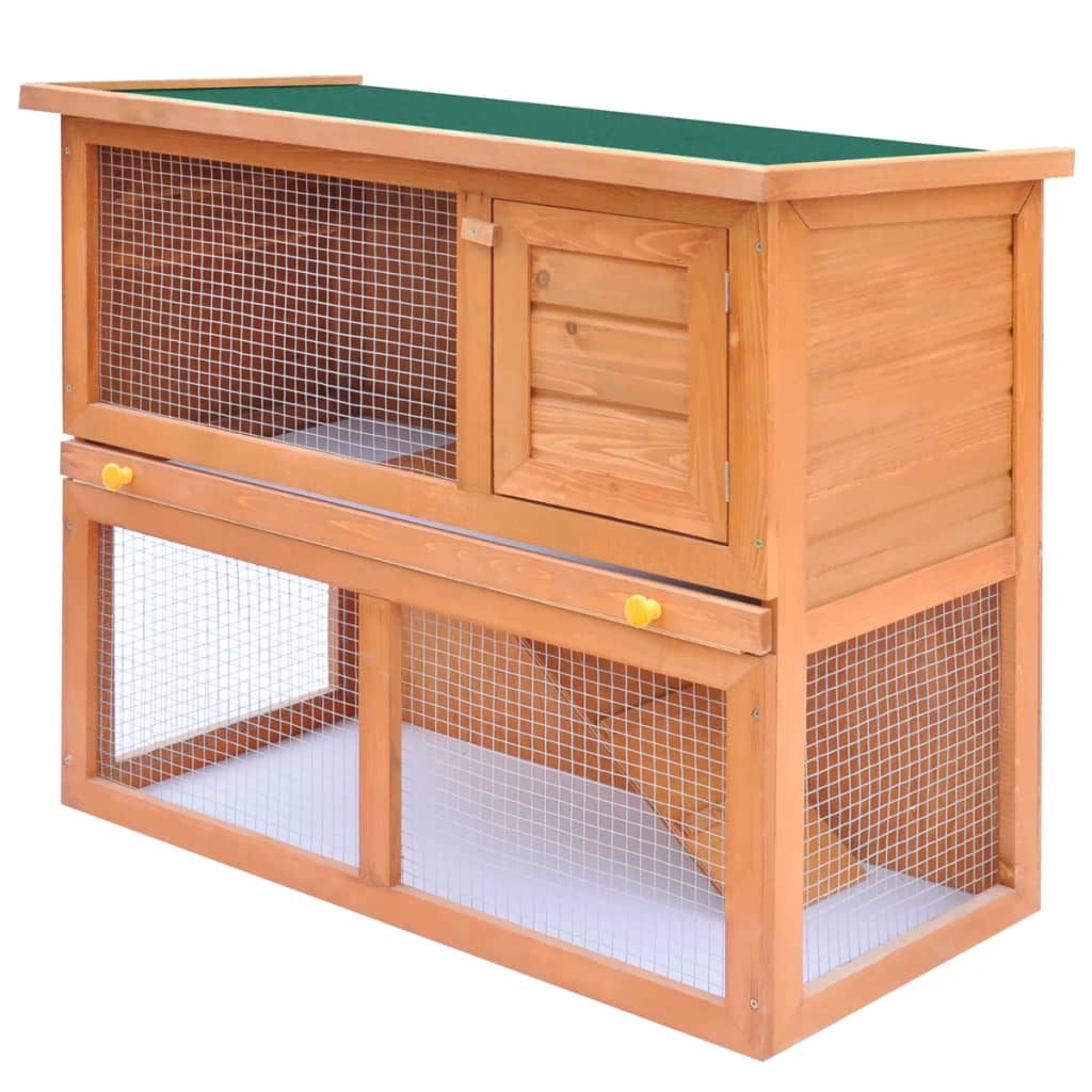 Outdoor Rabbit Hutch Small Animal House Pet Cage Lay 170157