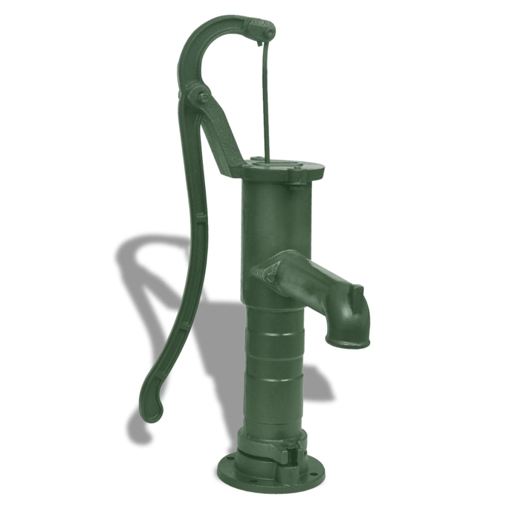 Garden Hand Water Pump Cast Iron Green 41172