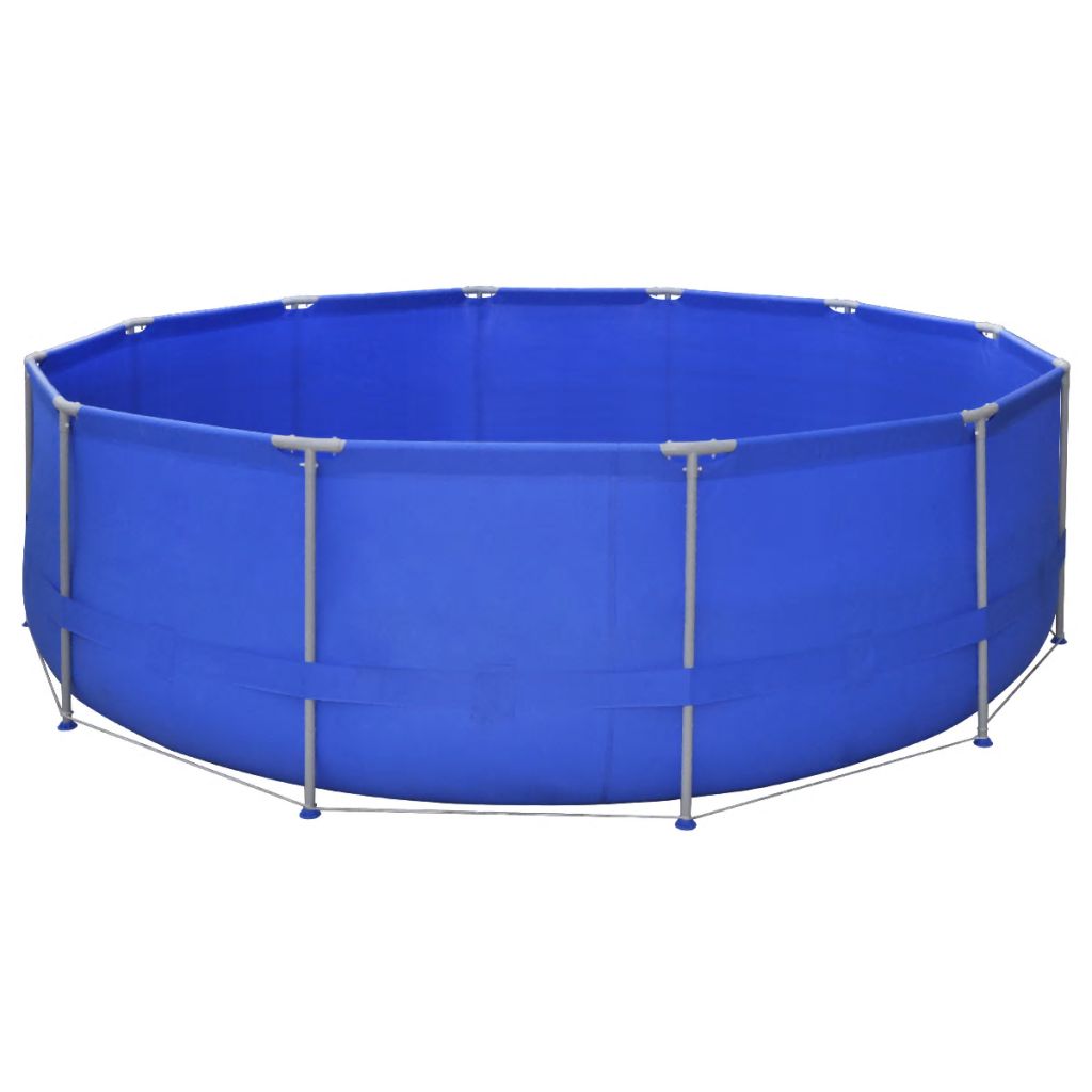 Above Ground Swimming Pool Steel Frame Round 90528