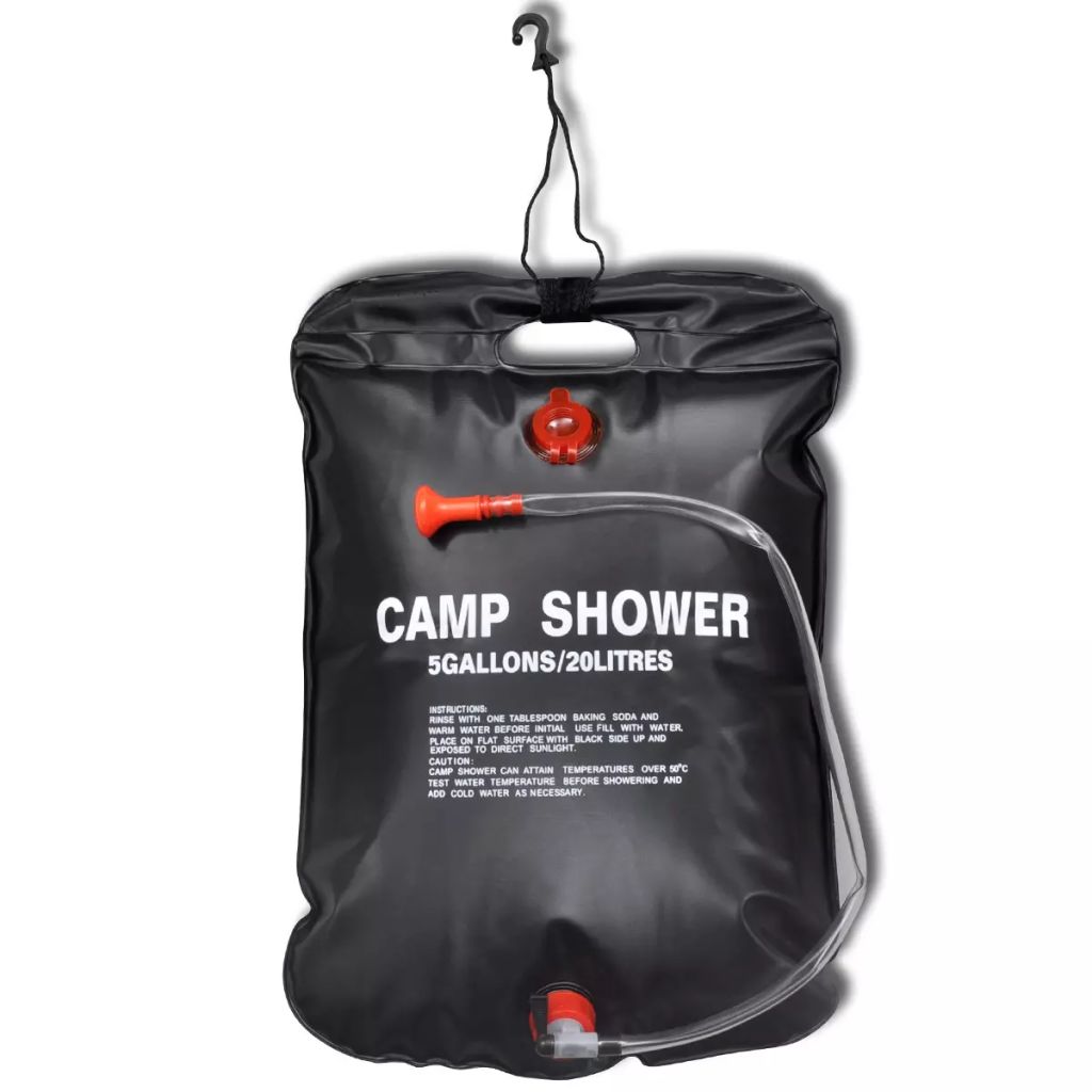 Camp Shower Solar Shower Outdoor Bath Gal Lqd Black 141122