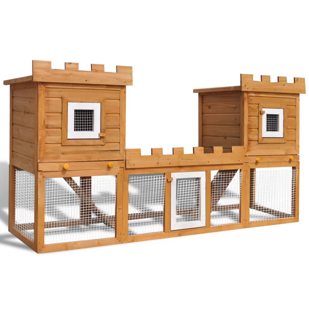 Outdoor Large Rabbit Hutch House Pet Cage Single Hou 170173