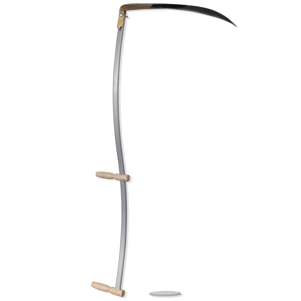 Scythe With Grinding Stone Silver 90637