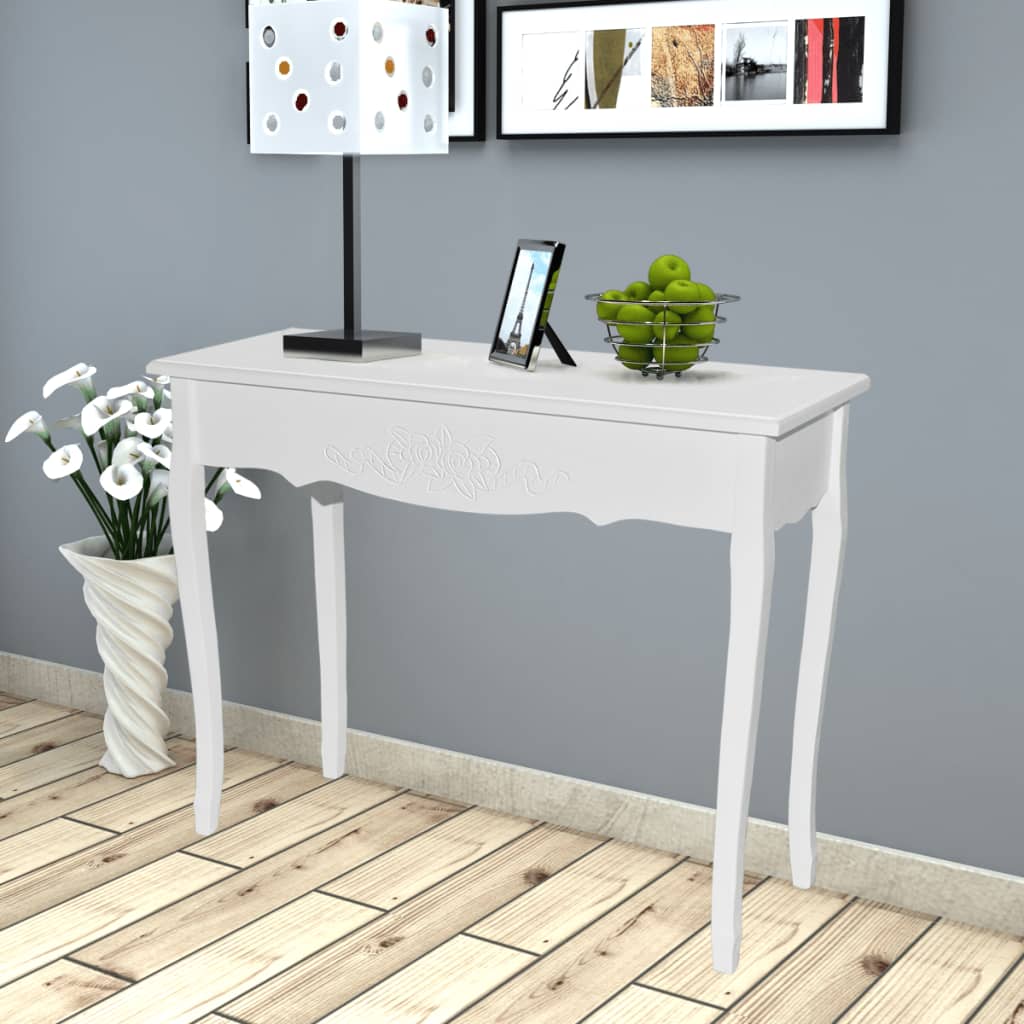 Dressing Console With Three Drawers White 241143
