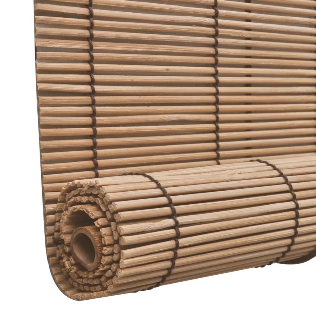 Natural Bamboo Roller Blinds Beige 241320