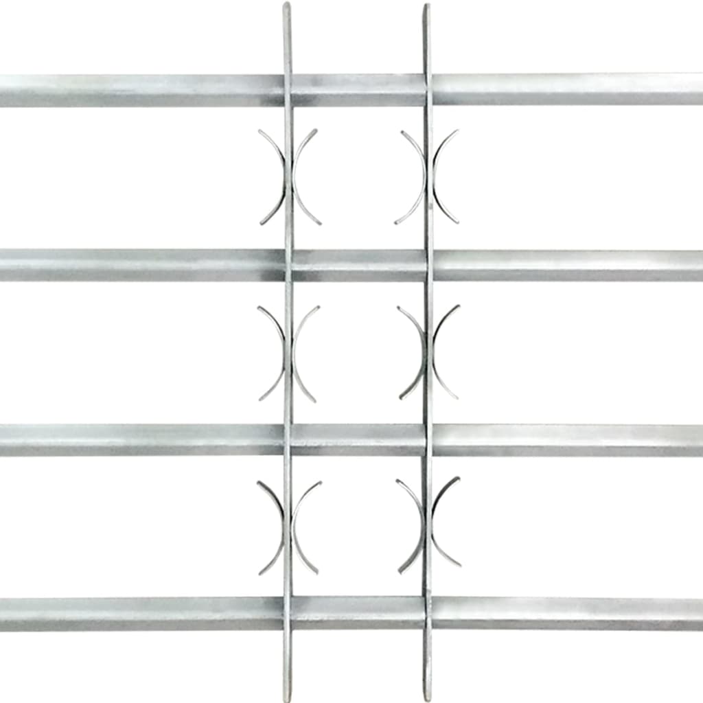 Adjustable Security Grille For Windows With Crossbar 141380
