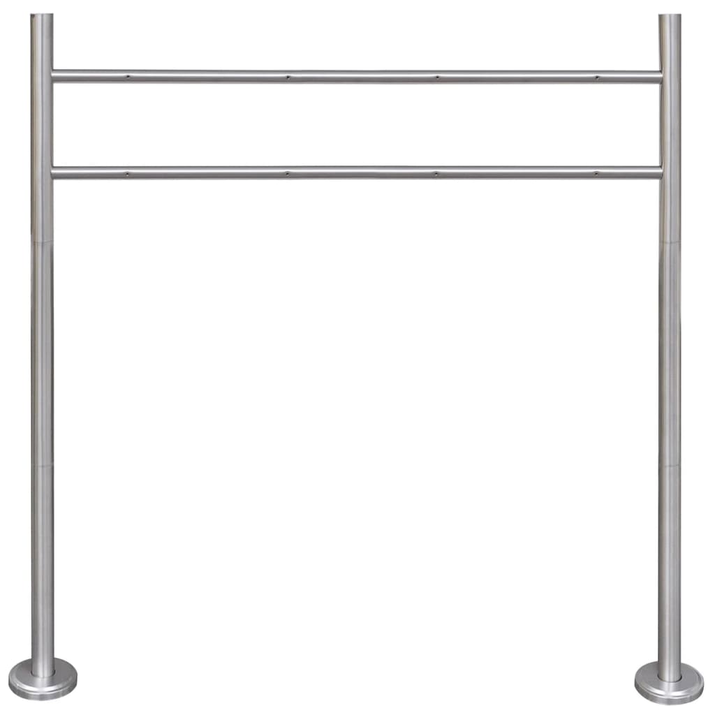 Stainless Steel Stand For Mailbox Silver 50354