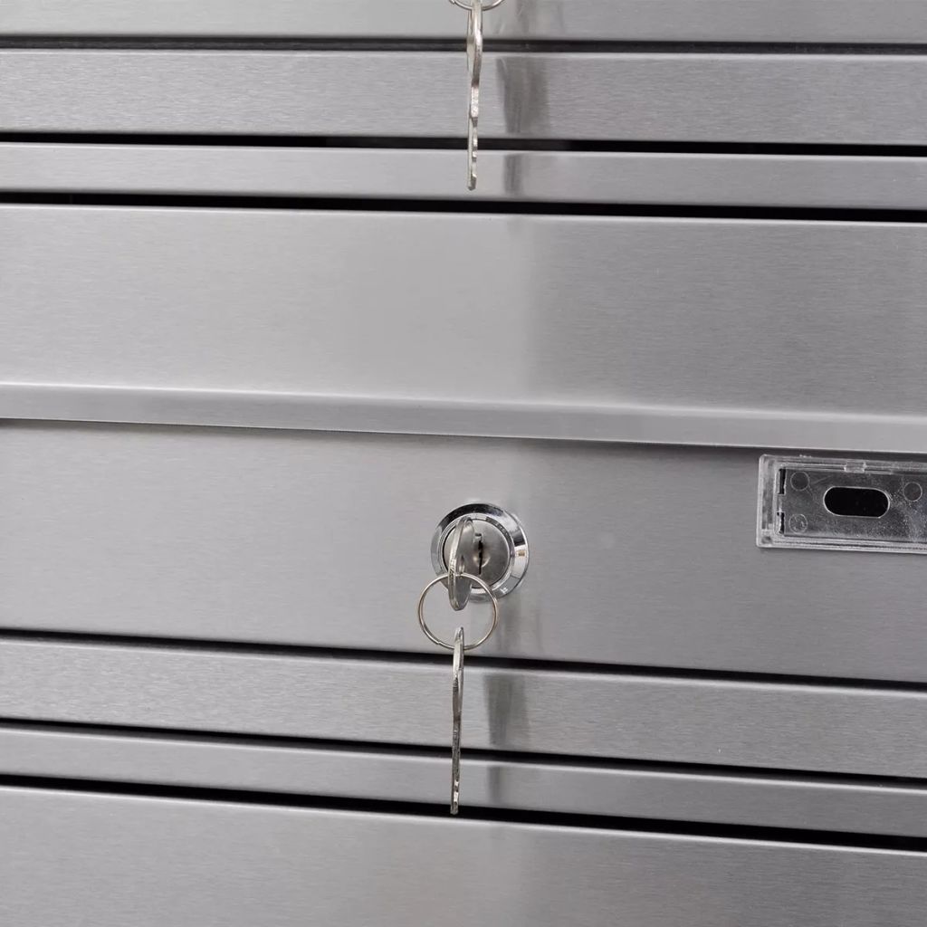 Stainless Steel Mailbox Silver 50350