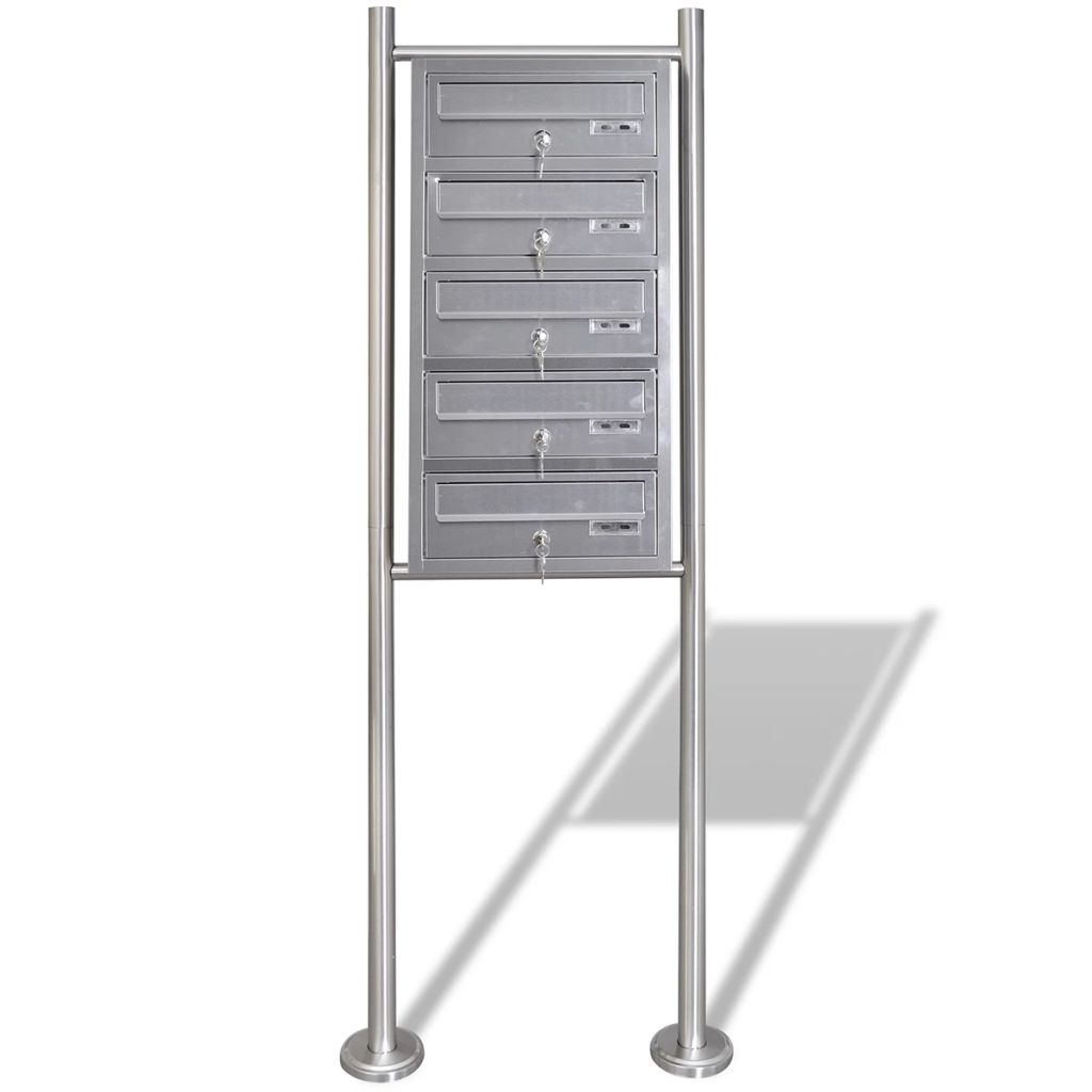 Stainless Steel Mailbox Silver 50350