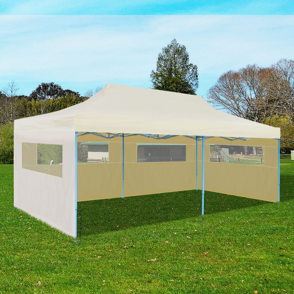 Foldable Pop Up Party Tent Cream 41582
