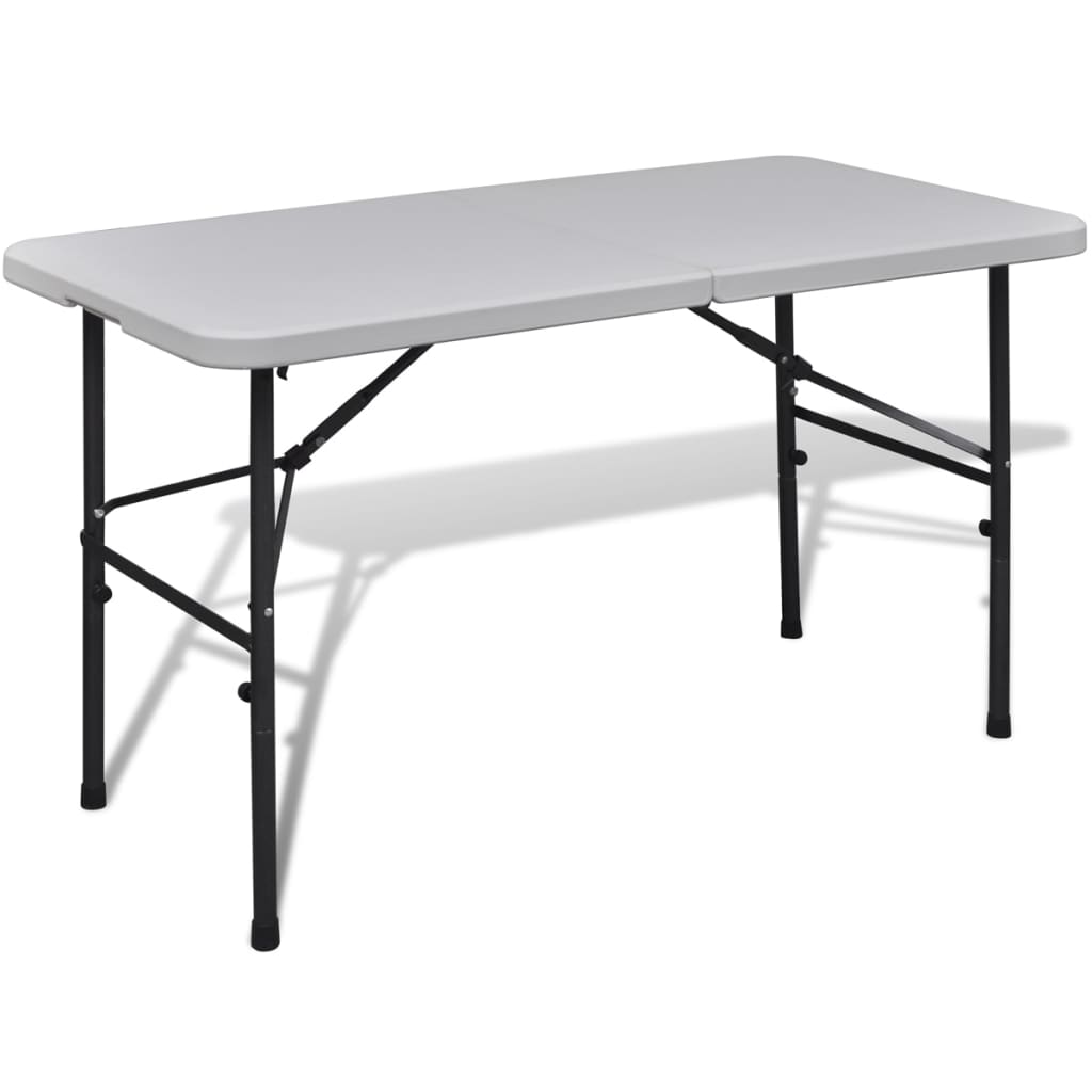 Foldable Garden Table Hdpe White 41568