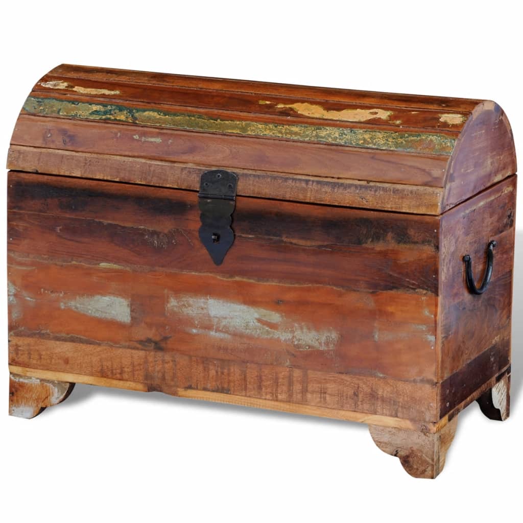 Reclaimed Storage Box Solid Wood Brown 241644